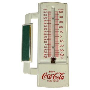 Coca-Cola Vintage Thermometer and Match Strike Pad